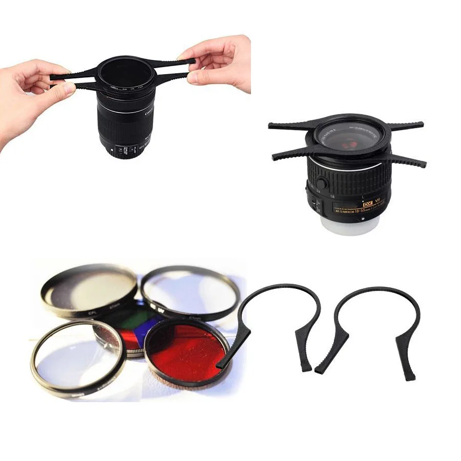 Camera Lens Accessories Lens UV CPL ND Star Filter Lens Adapter Ring Remove Wrench Clamp Withdrawal Tool Clip