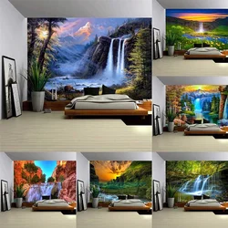 Tapestry Wall Hanging Beautiful Beach Landscape   Decor Art Bedroom Window   Background