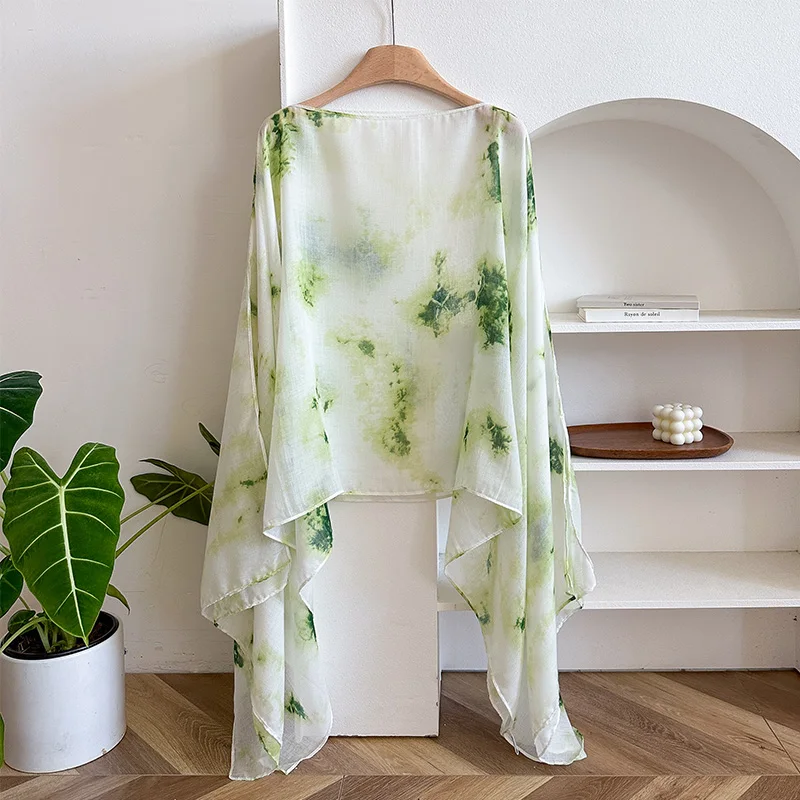 Fashion 180X110CM Pullover Shawl Women Cotton And Linen Scarves The Four Seasons Popular Bandanna Luxury Design Print Warm Scarf