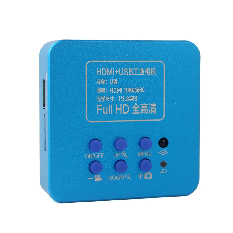 13MP Full HD 1080P 2K 4K 60FPS HDMI USB Industrial Digital Electronic Video Microscope Camera Mobile Phone CPU PCB Repair