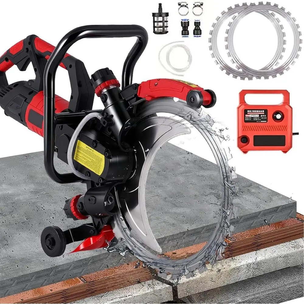 

14/19 5800W-6500W Electric Concrete Chain Saw with Water and Dust Control