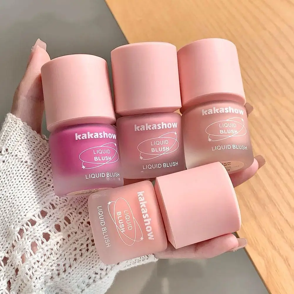 حيوية السائل أحمر الخدود ضوء الماء لطخة السائل روج مقاوم للماء طويلة الأمد ترطيب اشراق الوجه كونتور ماكياج #5