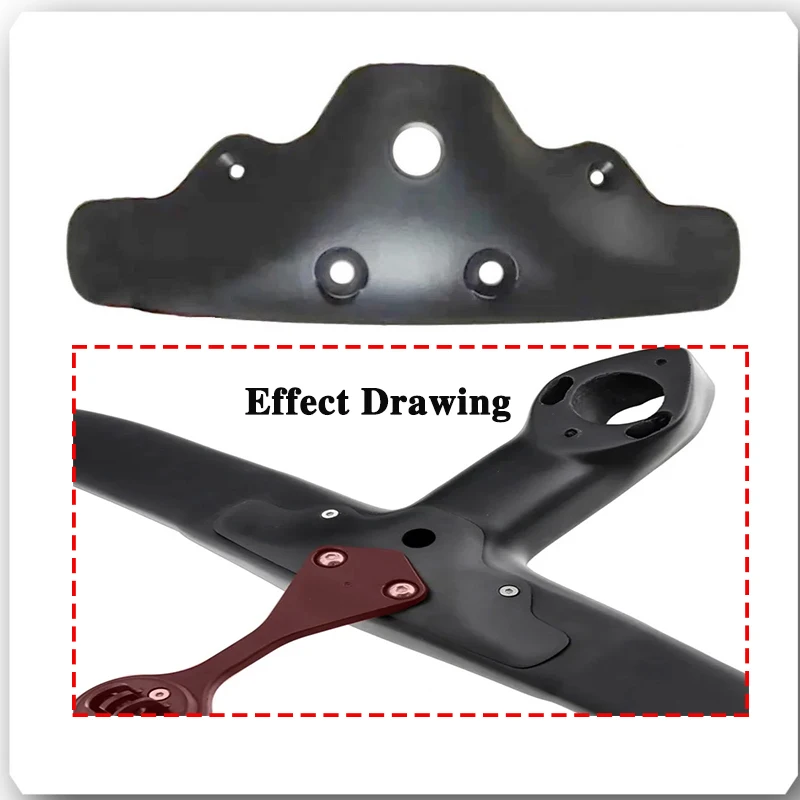 1:1 Only Matte Carbon Aero Integrated Road Handlebar Bottom plastic cover Bicycle Part 