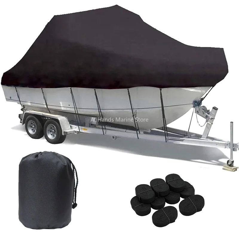 Direct Sales 600D Oxford Boat Cover Waterproof Dustproof And UV Proof Outdoor Boat Cover