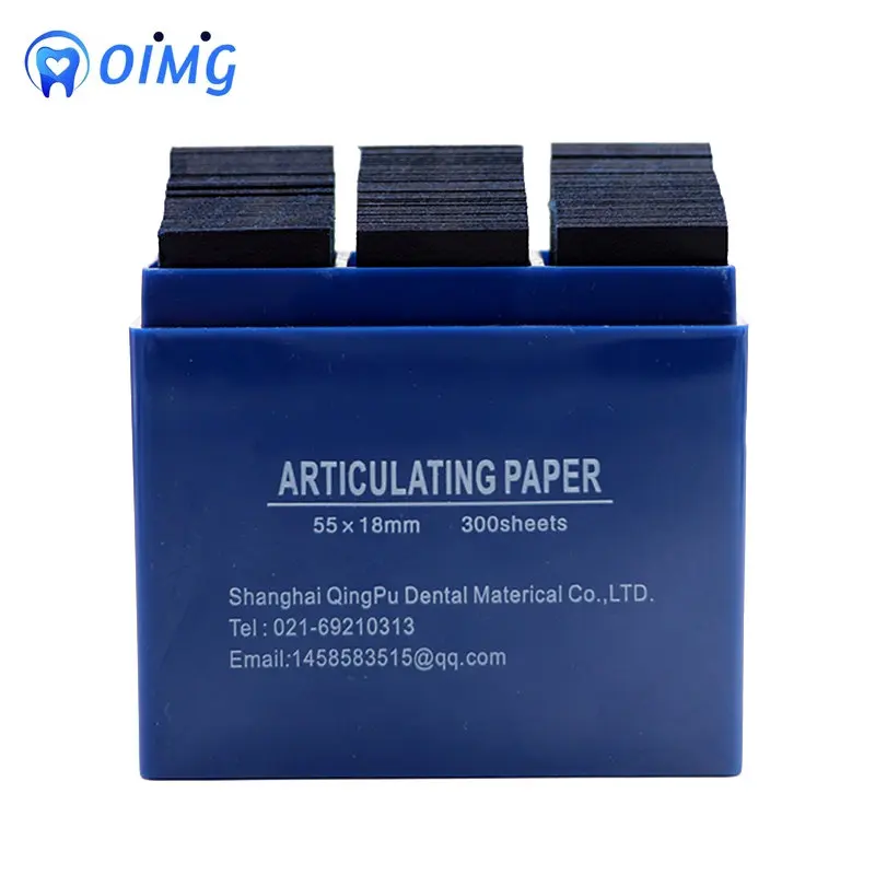 Dental Articulating Paper Blue Strips Dental Lab Products Oral Dentist Teeth Care Whitening Material Tool 55*18mm 300PCS