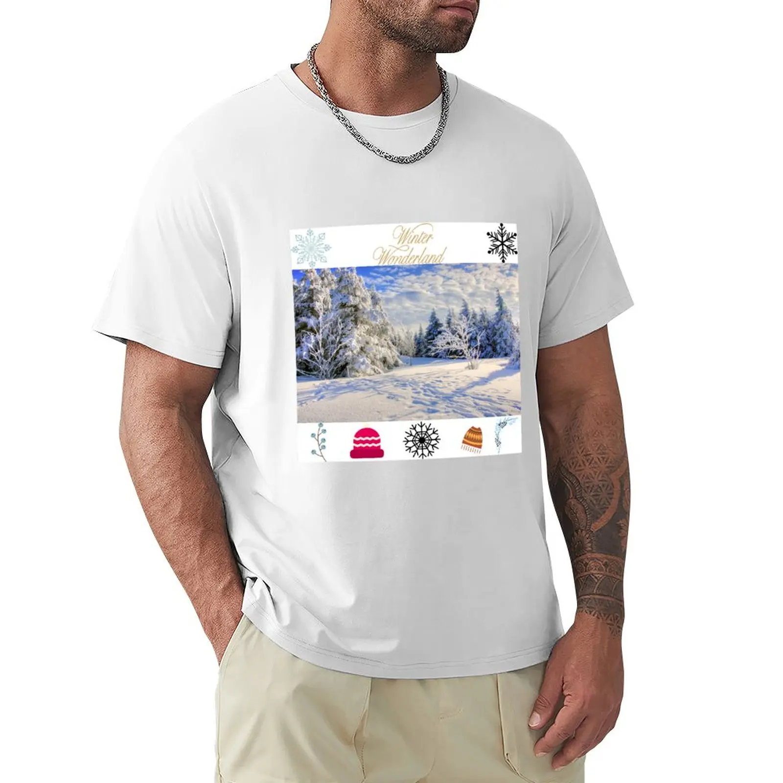 Winter Wonderland T-shirt anime new edition mens graphic t-shirts hip hop