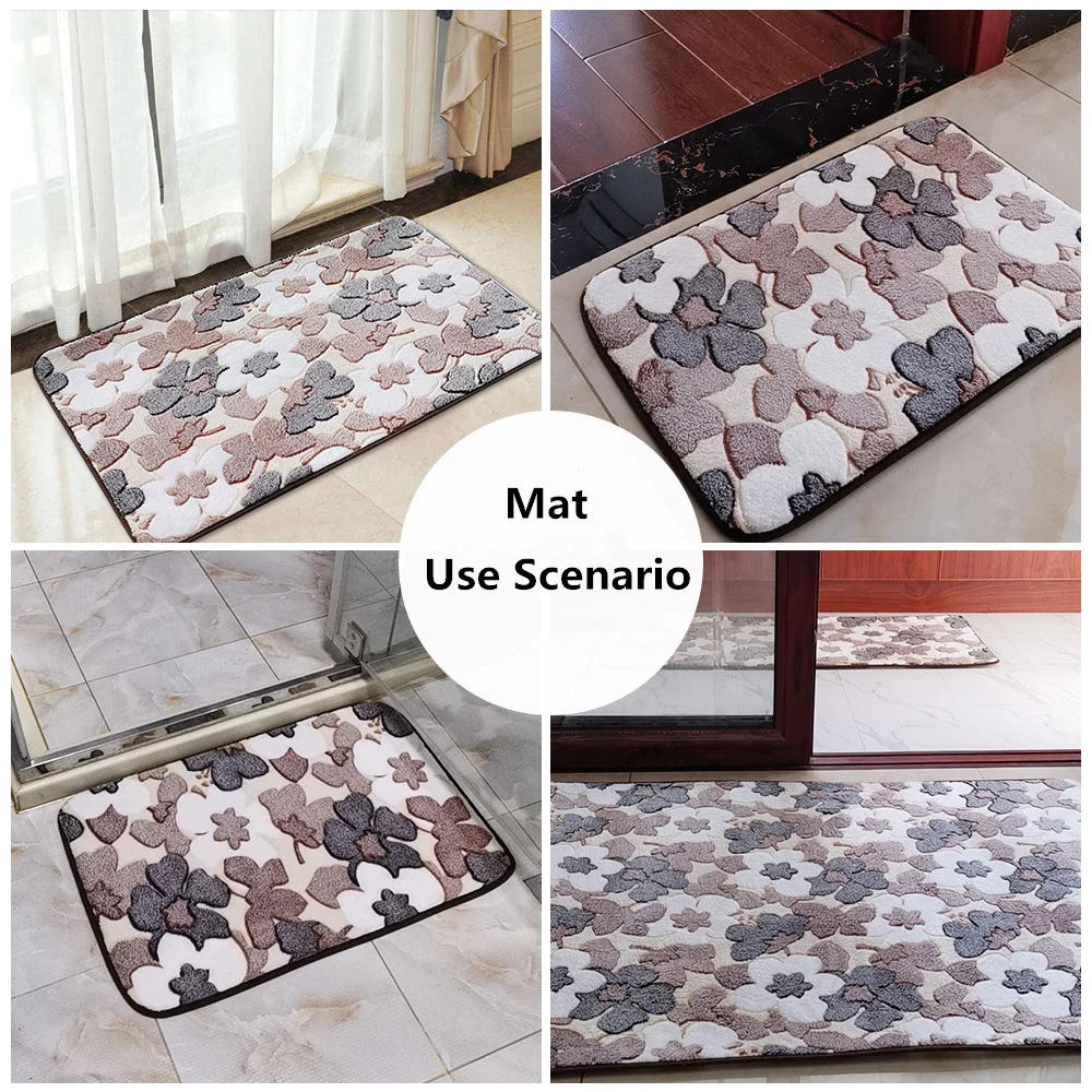 Tappetino per piedi del bagno zerbino d\'ingresso della camera da letto casa cucina pavimento bagno porta Decor tappeto doccia vasca da bagno tappeto