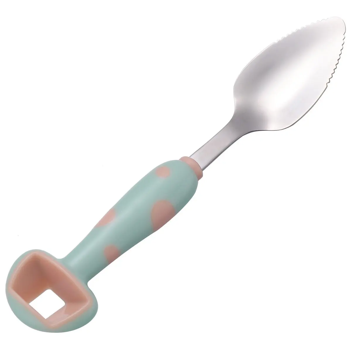 

Милая ложка для пюре с дизайном в виде гриба, из нержавеющей стали, с мягкой эргономичной ручкой, для кормления младенцев и детей