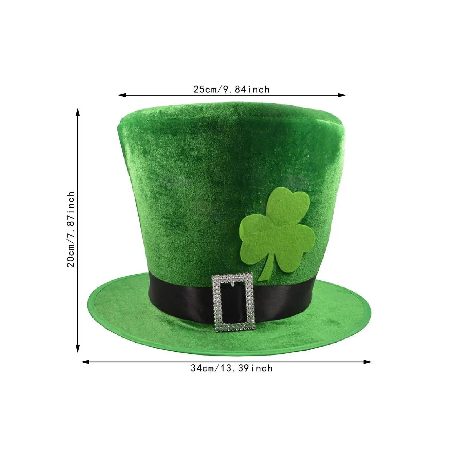 ST. Chapeau de fête de Patrick, cadeau, accessoires Photo, décor, nouveauté, chapeau haut-de-forme pour fête de vacances