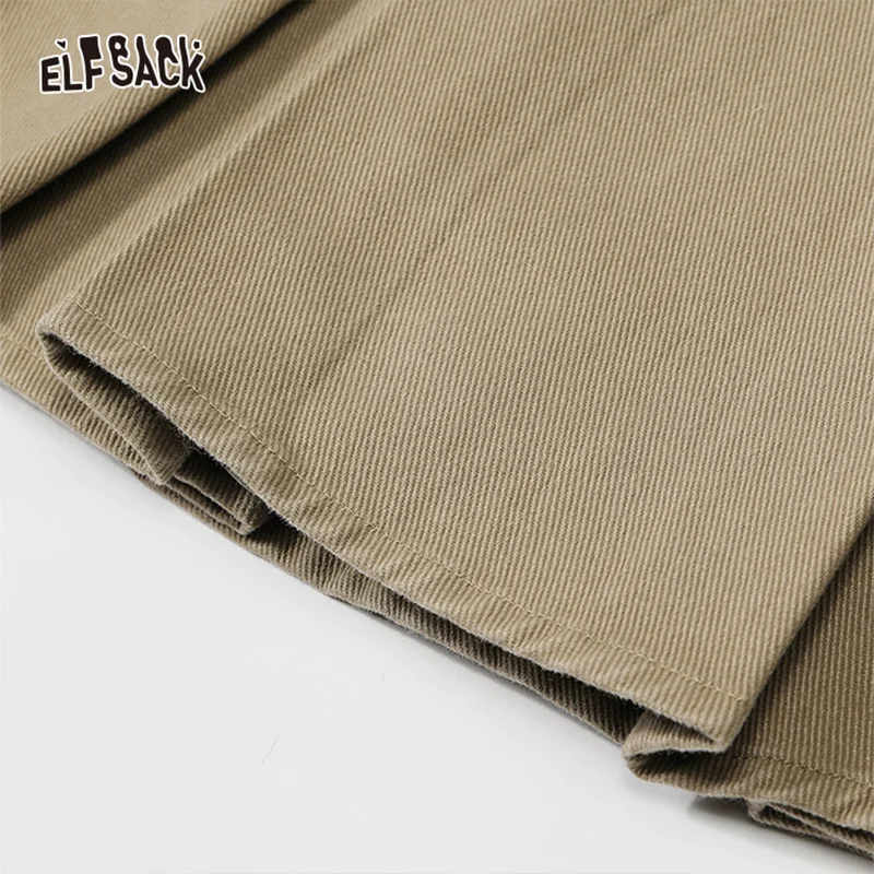 ELFSACK 2024 estate nuovo arrivo stile americano a-line gonna da lavoro dimagrante a vita alta pieghettata per le donne