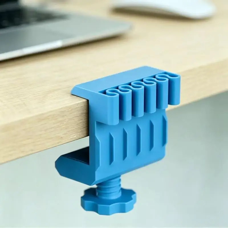 3D Printed Plastic Eco-Friendly Material Desktop Data Cable Clip, Desktop Traceless Cable Management And Organization Tool