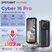 HOTWAV Cyber 16 Pro Rugged Phone G100 108MP Mobile Phone 6.6'' FHD+ 2K Display 8GB 512GB Smartphone Android 15 Cellphone