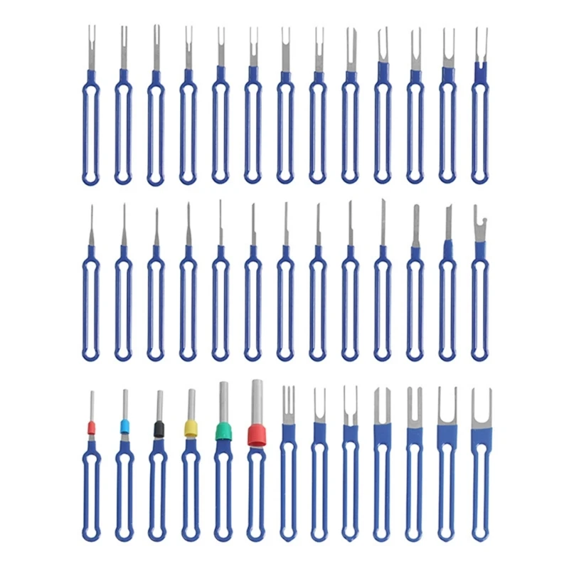 Q39F Professionele draadterminal-uitwerper-extractorset Auto Pin Release Puller Removal Tool Geschikt voor demontage