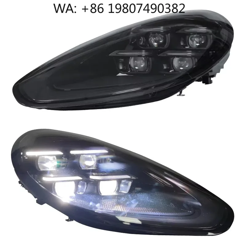 PDLS Matrix LED Front Headlight with Standard Low High Beam, 12V IP67 Waterproof Canbus Lamp, Plug&Play Auto Modification Parts