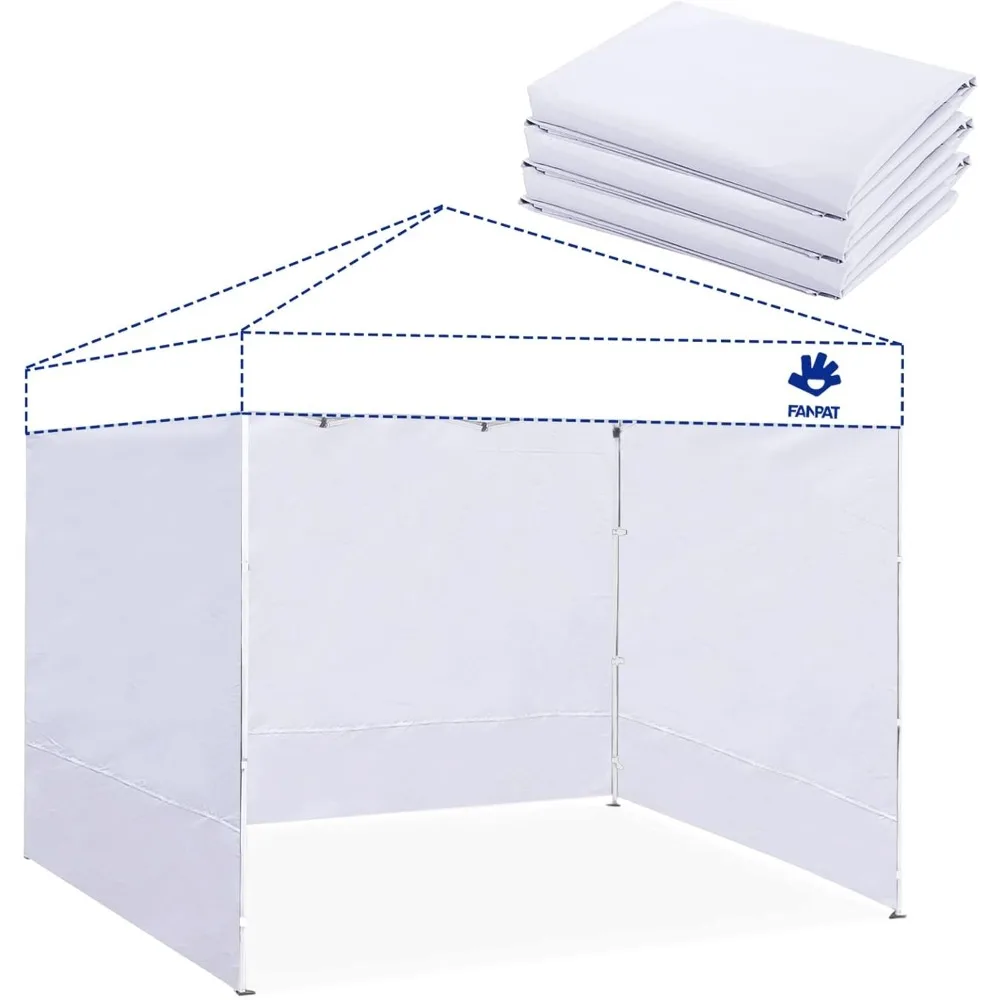

Instant Canopy Sidewalls 10x10 Waterproof UV Block 3 Piece White Panels Only Tent Not Included