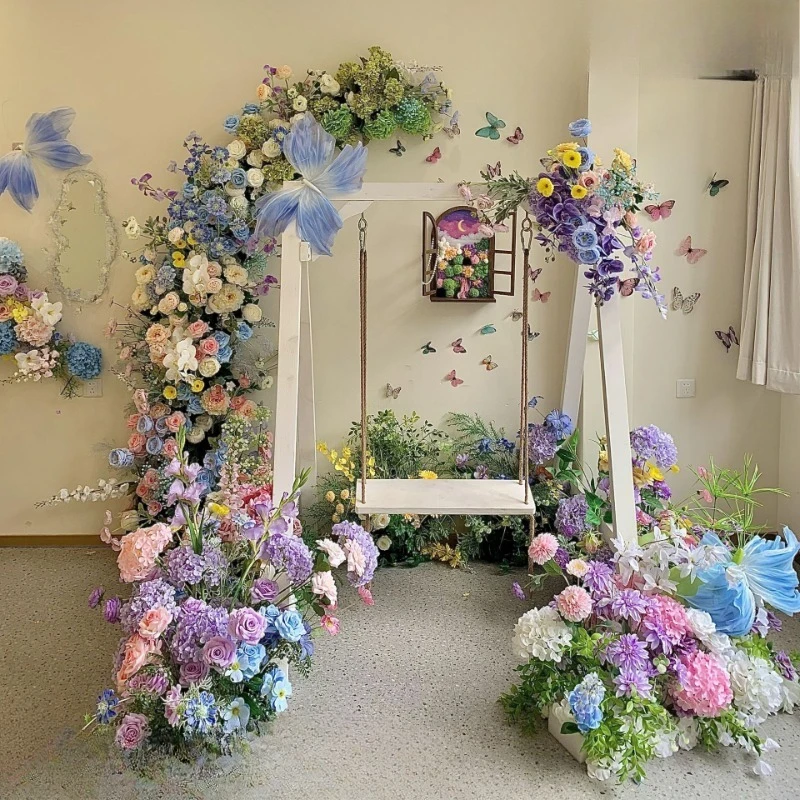 

Landscaping simulation flower waterfall wall floral art beauty Chen window waterfall flower outdoor