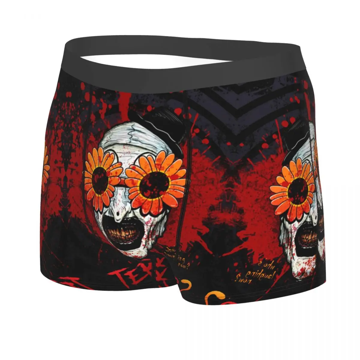 Custom T-Terrifiers 2 Art The Clown Sunflower Sunglasses Movie Boxers Shorts Men Briefs Underwear Cool Underpants