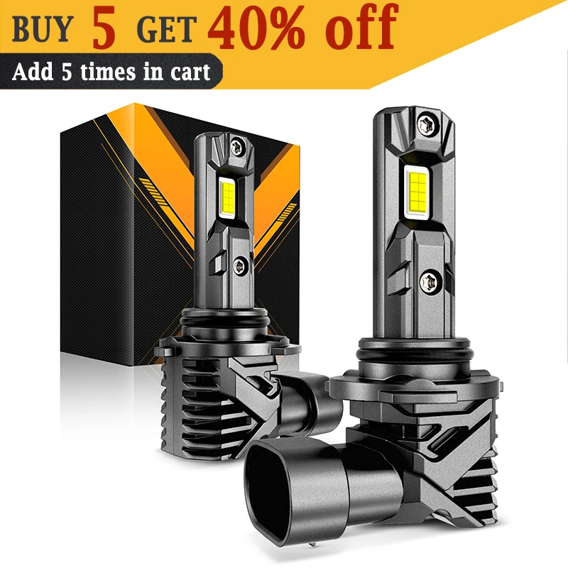 

AUXBEAM СВЕТОДИОДНЫЕ ЛАМПЫ / ПРОТИВНЫЕ ФАРЫ Лампы 9005 9006 H11 18000LM 60W 6500K COOL WHITE Светодиодные лампы FANLESS & WIRELESS Q15 Series