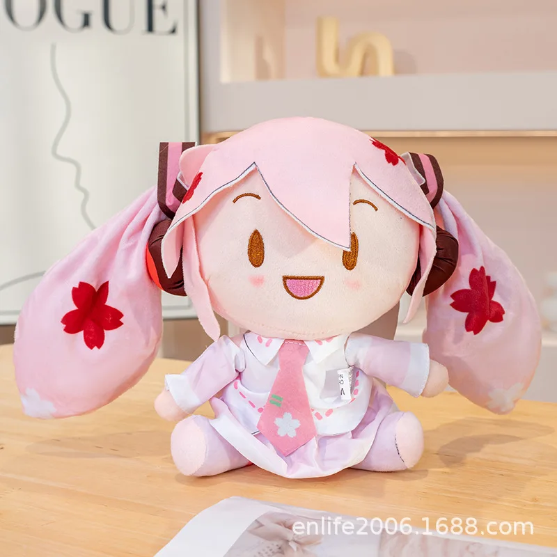 Sega Miku Fufu Pluche Pop 16e Verjaardag Herdenkingseditie Schattig Anime Verzamelbaar Verjaardagscadeau voor Meisjes Valentijnsdag