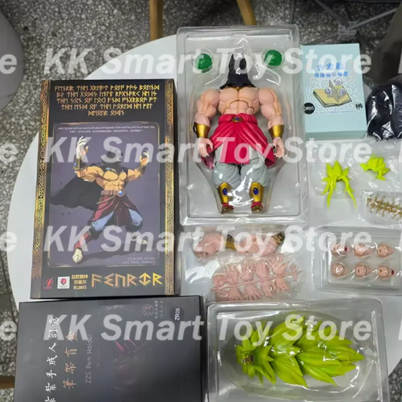 Nueva bestia Deities Kong Studio Dragon Ball Shf Broly Super Saiyan dioses nórdicos Fenrir Rl003 Rl004 Rl005 Anime figuras de acción de juguete