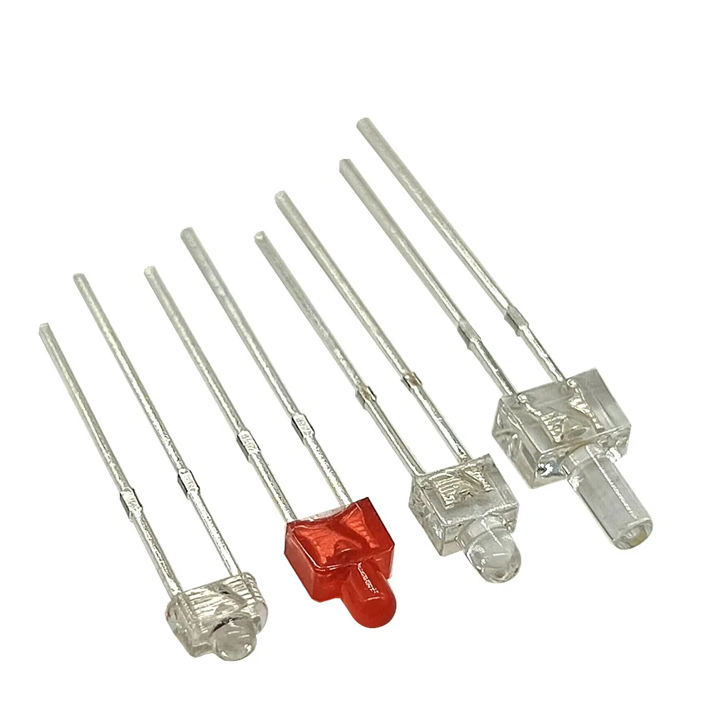 3.0V-3.2V 1.8mm 2mm LED red/green/blue/white/warm/every 20 pre wired LED batches 100 light-emitting diodes