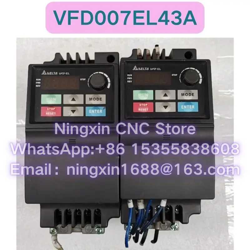 Second-hand VFD007EL43A Inverter Functional test OK Fast delivery