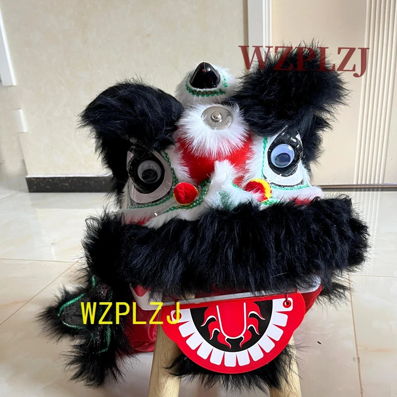 

Classic Version Blinking Eyes Chinese Traditional Culture Children Lion Dance Props Mascot Costume Kid Dress Carnival Festival