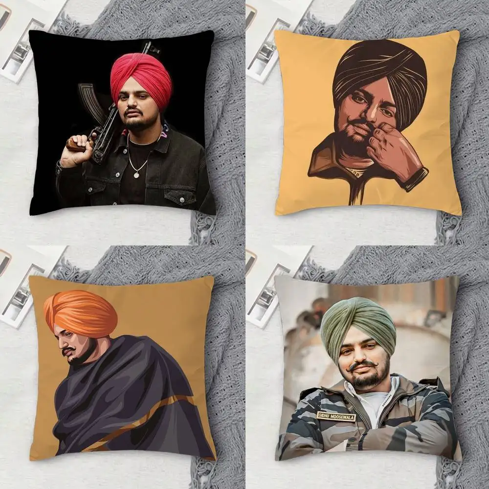 

S-Sidhu Moose Double-sided Printed Square Decorative Cushion Cover for Sofa Living Room Home Decor