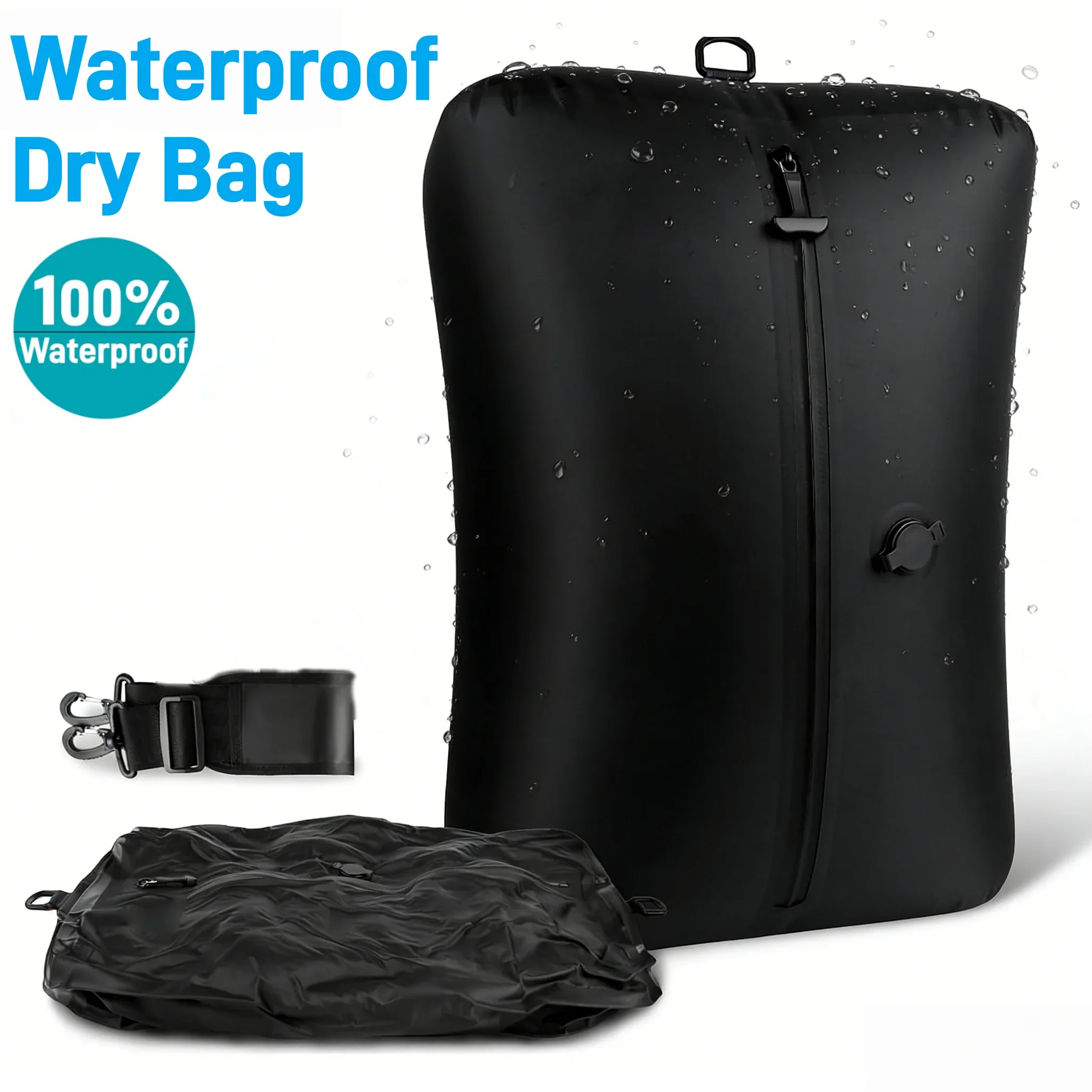 

Waterproof Dry Bag - Vacuum Compression Dry surf Bag Sack with Seals Float on Water - Keeps Gear Dry for Kayaking Hiking Camping