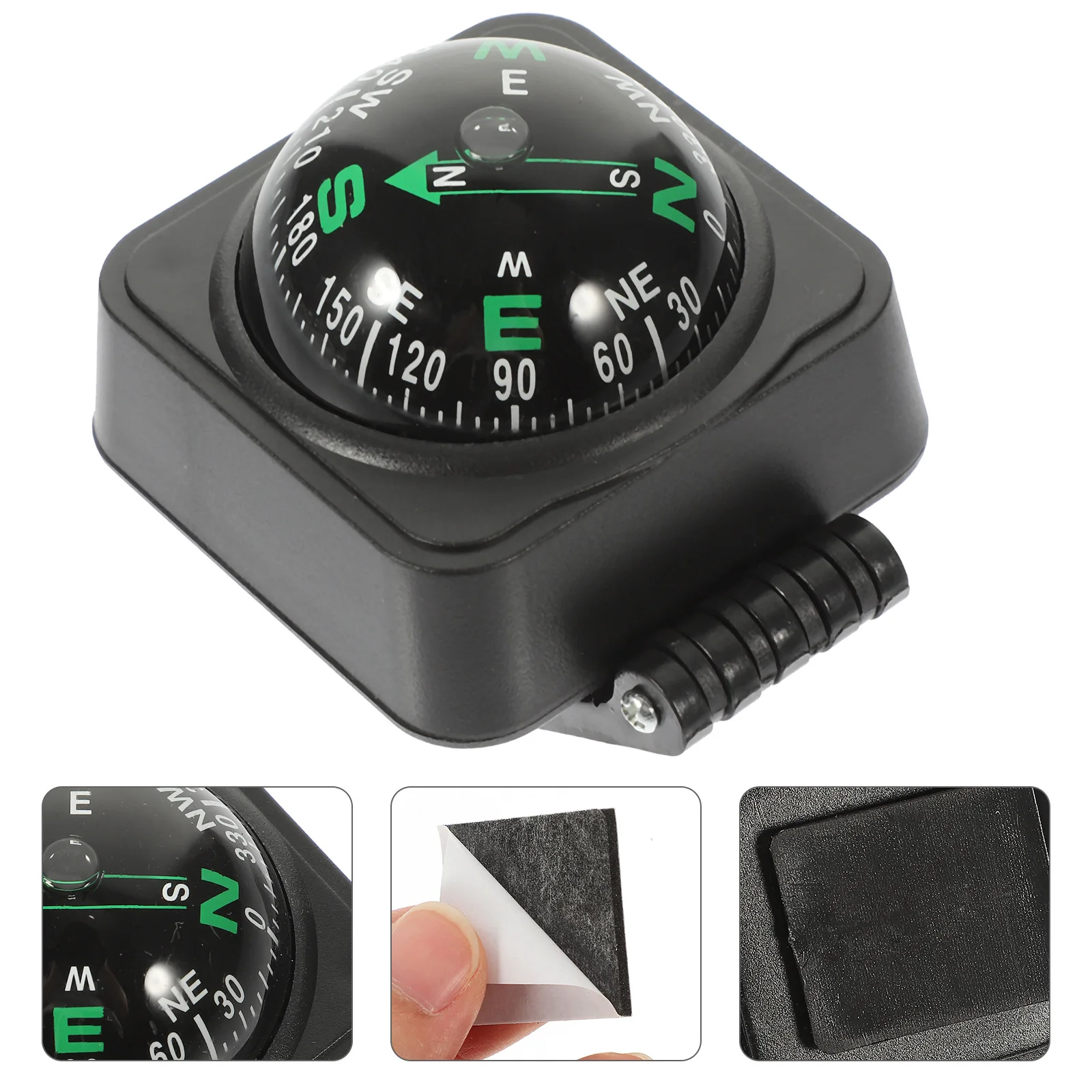 

Car Dashboard Compass Ball Mountable Navigation Aid for Automotive Marine Boating Use Precise Direction Indicator Modern Sleek