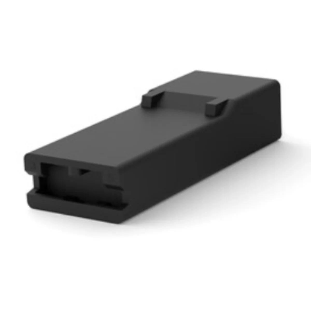 50PCS 735075-5 NEW Original Female Case 1 position Black without lock wings Socket terminal connector housing straight UL94HB