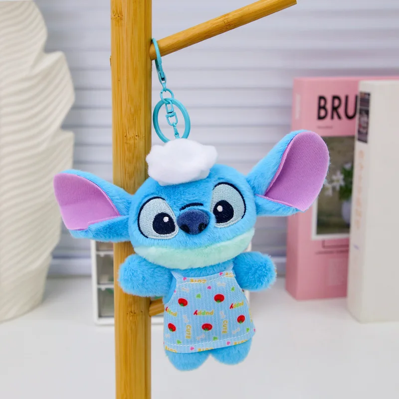 Kawaii Disney Lilo & Stitch Leuke Cartoon Knuffels Rugzak Hanger Sleutelhanger Decoratie Pop Jongen en Meisje Verjaardag Creatieve Geschenken