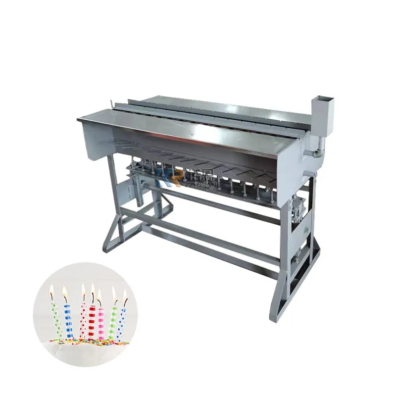 Automatic Wax Candle Making Machine Candles Wick Maker Spiral Birthday Church Striped Candle Extruder Processing Machine