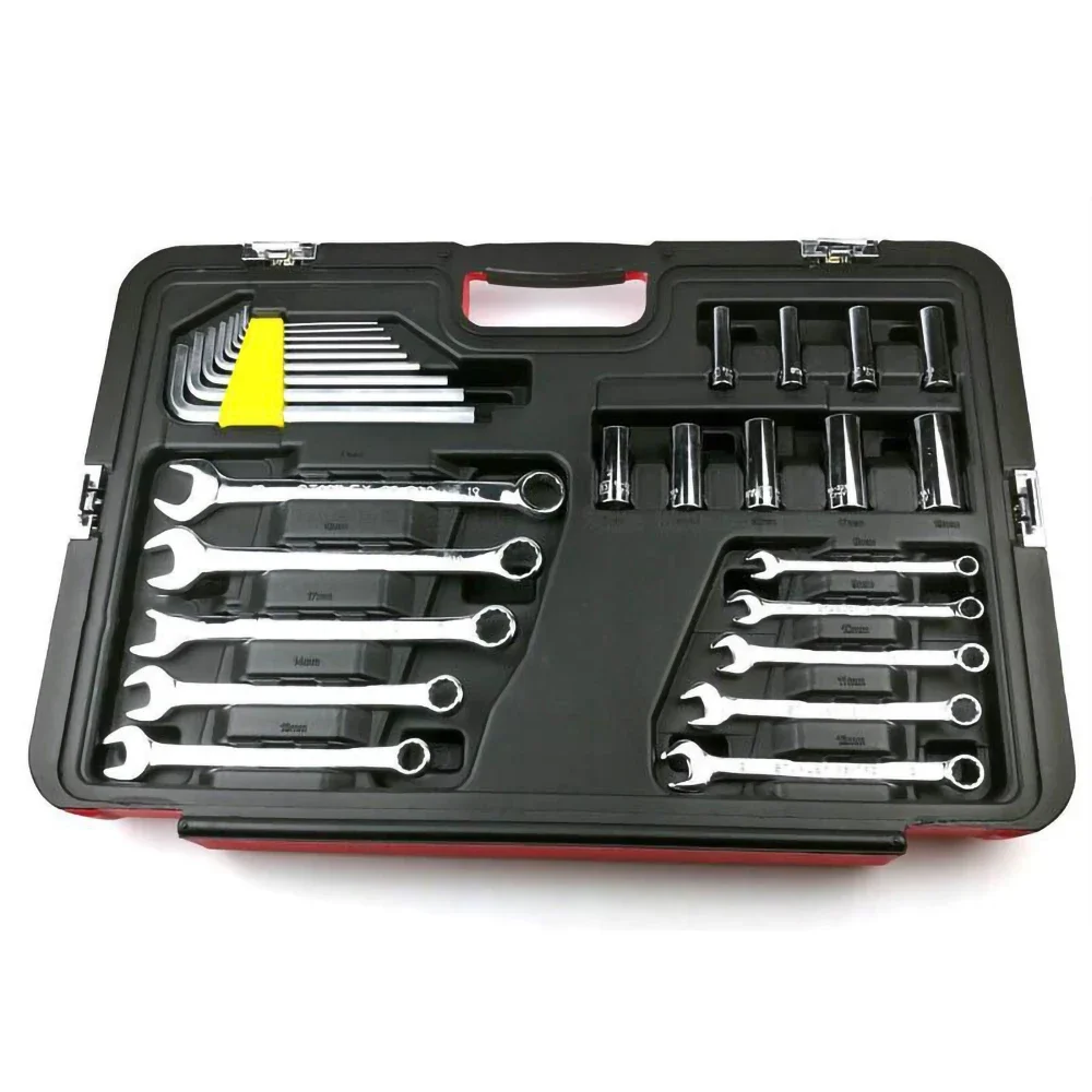 Stanley Induatrial Mechanic Car Repair Wrench Set R99-111-1-22 120pcs with Socket Ratchet Torque Spanner CR-V Precision Forging