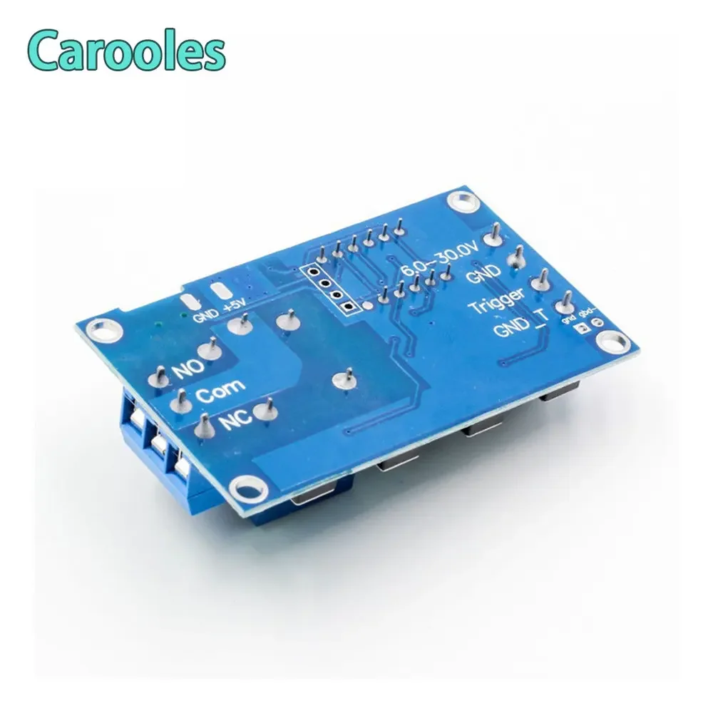 Micro USB WS16 Switch Delay Time Relay Module 5V LED Display Automation Cycle Delay Timer Control Board DC 6-30V 6V 9V 12V 24V