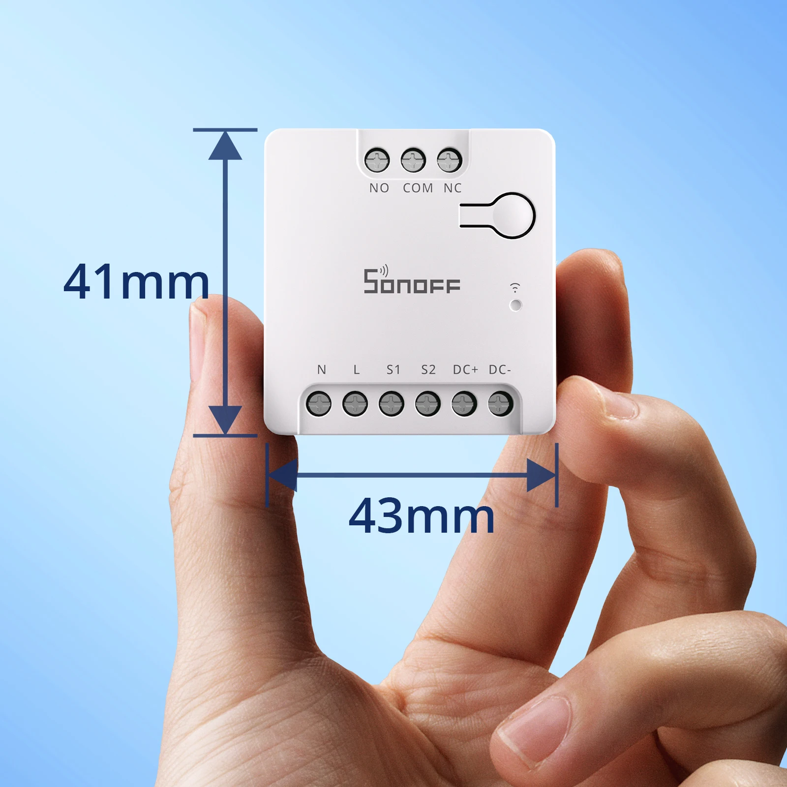 SONOFF MINI-D MINI Dry Wi-Fi Matter Smart Switch Smart Dry Contact Relay DC محركات منخفضة الطاقة لغلايات أبواب المرآب عبر Alexa