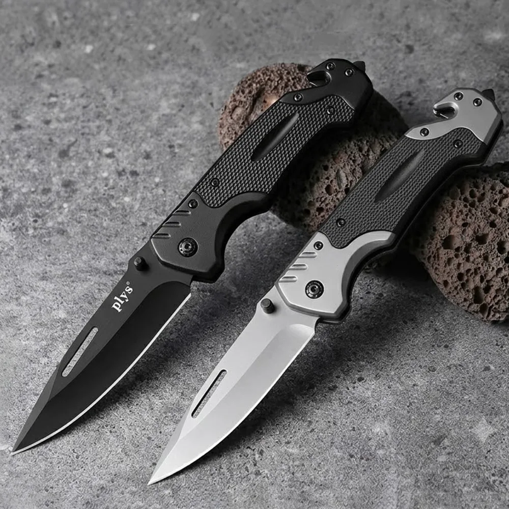 Multifunctional Folding knife Classic EDC design with back clip Stainless steel blade Outdoor Camping Portable Pocket knife