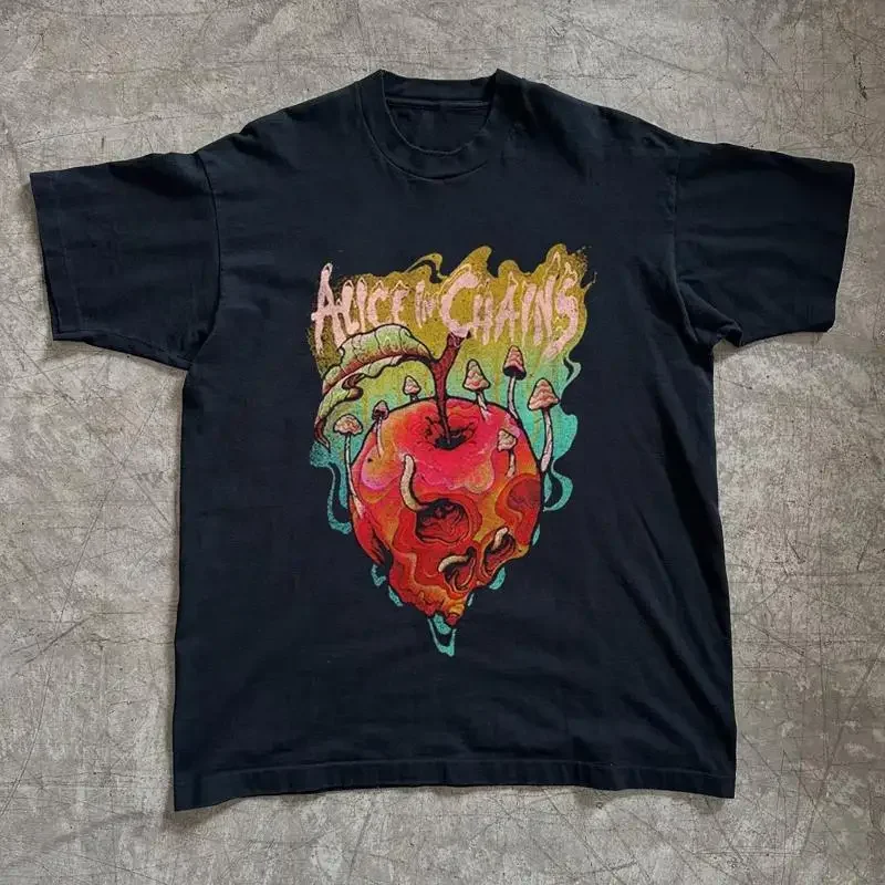 Rare Trippy Rotten Alice In Chains T Shirt Black Size S 5Xl
