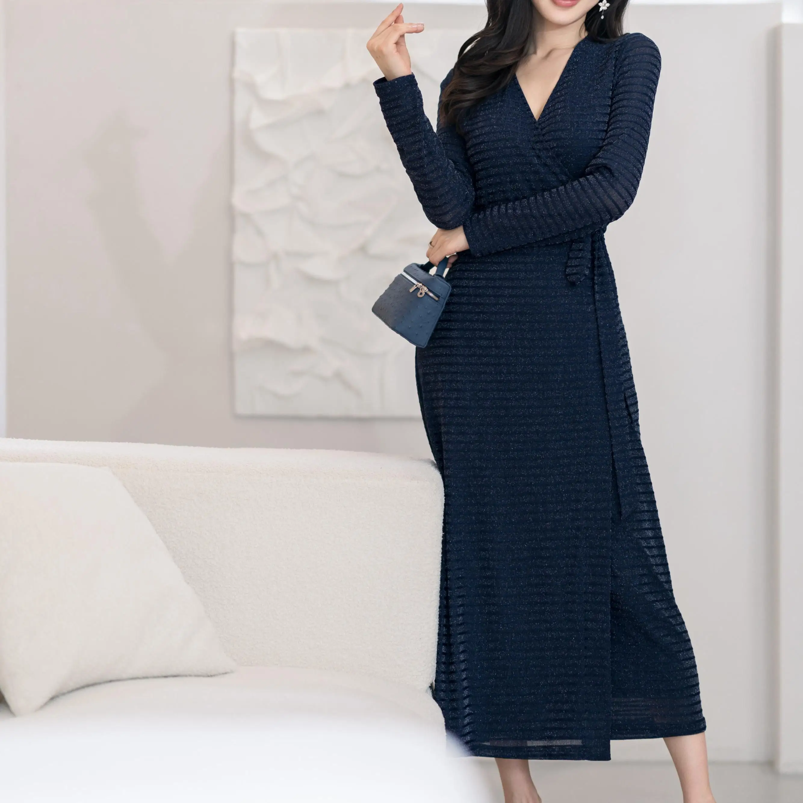 Blue Stripe Iny Wra… - image