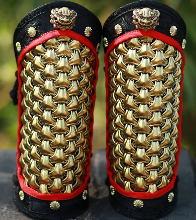 

Chinese Hanfu Wristband Men Armor Jinyiwei Stainless Steel