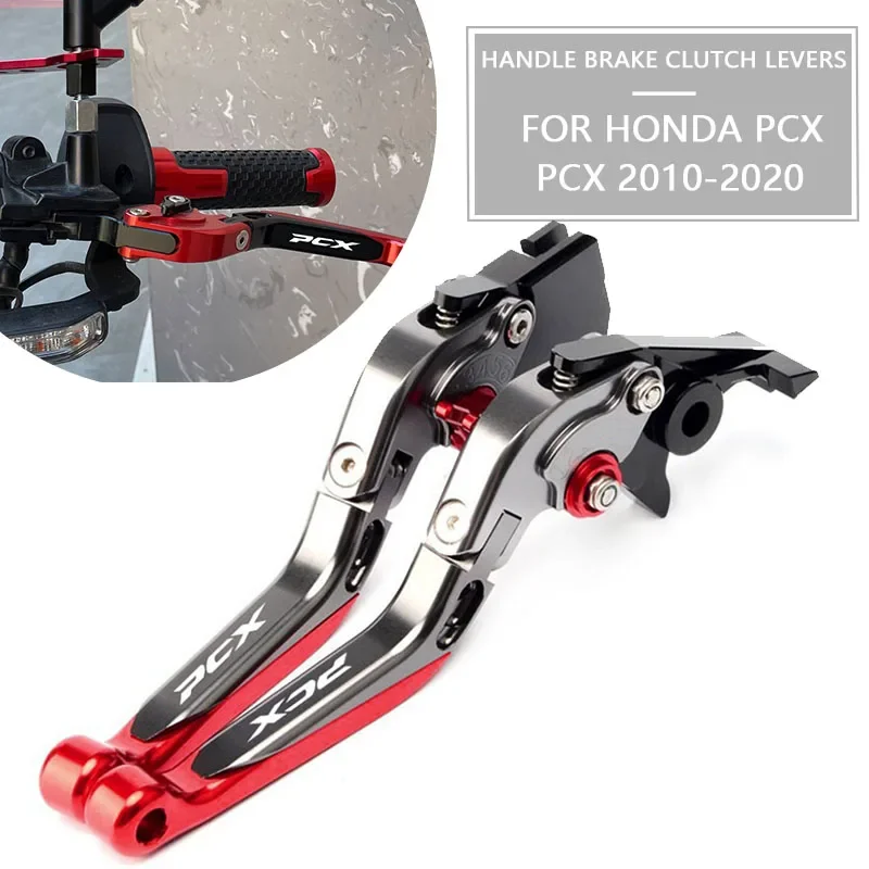 

Palancas de embrague de freno extensibles plegables, accesorios motocicleta para HONDA PCX 160 PCX160 2021-2022, 20 colores