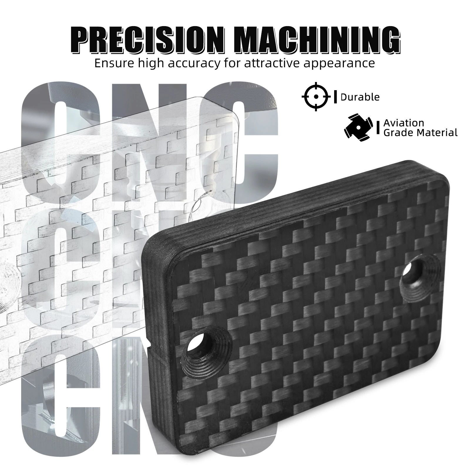 

NICECNCN Front Brake Reservoir Cover CNC For Honda TRX450R TRX450ER TRX250X 300X 400X Yamaha Raptor 700 125 250 5YU-25852-00-00