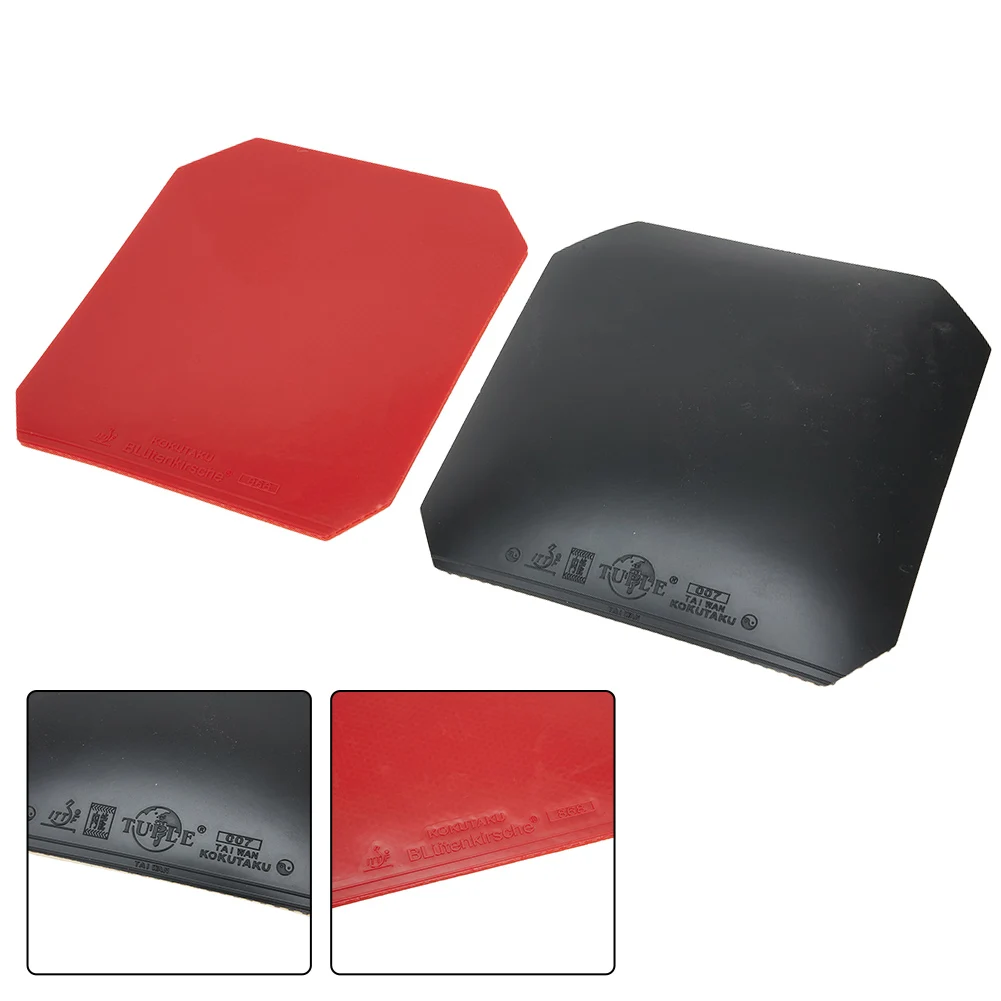 Ping-Pong Racket Rubber Black/Red Stickiness Fast Attack Hard Sponge Rubber For Table Tennis Rubber Replace Accessories