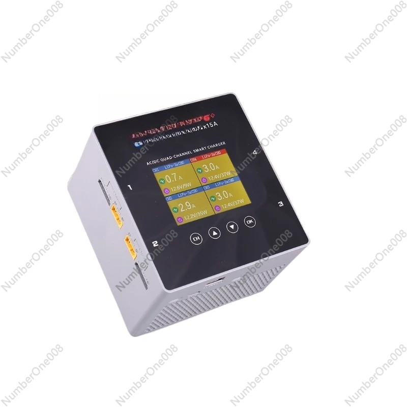 

F6 + Model Aircraft 4-channel Intelligent Balance Charger with Power Supply 1000W Aircraft High-power Lithium Battery