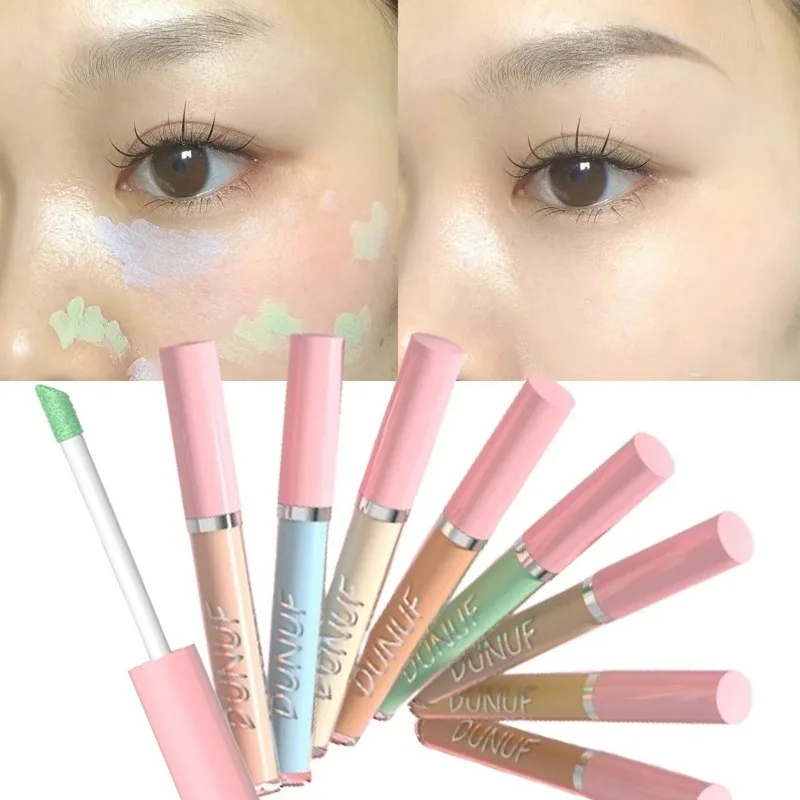 Waterproof Liquid Concealer Stick Foundation Cover Acne Spots Dark Circles Moisturizer Orange Green Face Contour Cream Cosmetics