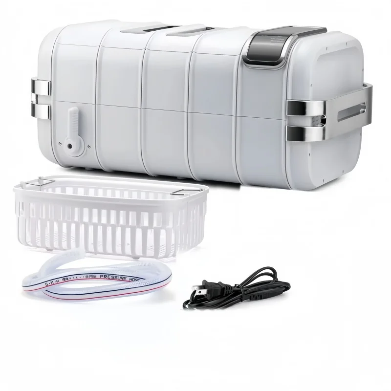 Ultrasonic Electric Dental Cleaner with LED Display and 4 Keys for Household Cleaning and Glasses