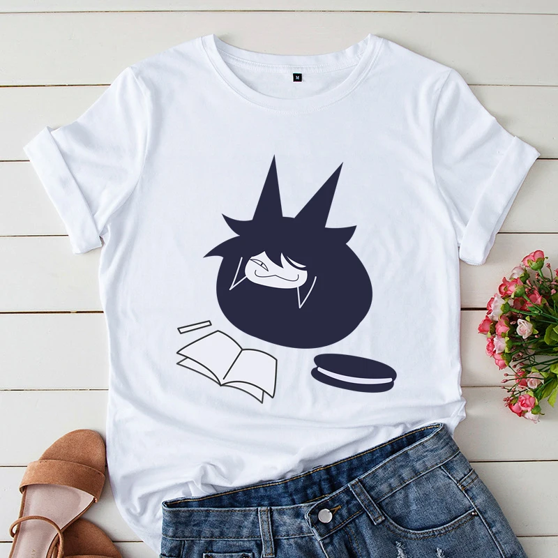 Fundamental Paper Education Adult Fashion T-shirt Summer Women Casual Clothes Short Sleeve Tops Anime Graphics Printed T Shirts