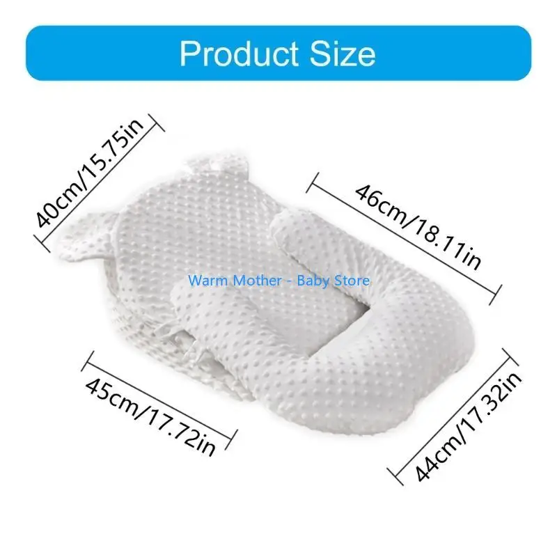 وسادة إسفين للأطفال 2 في 1 مع ميزة ارتفاع قابل للتعديل 57QE