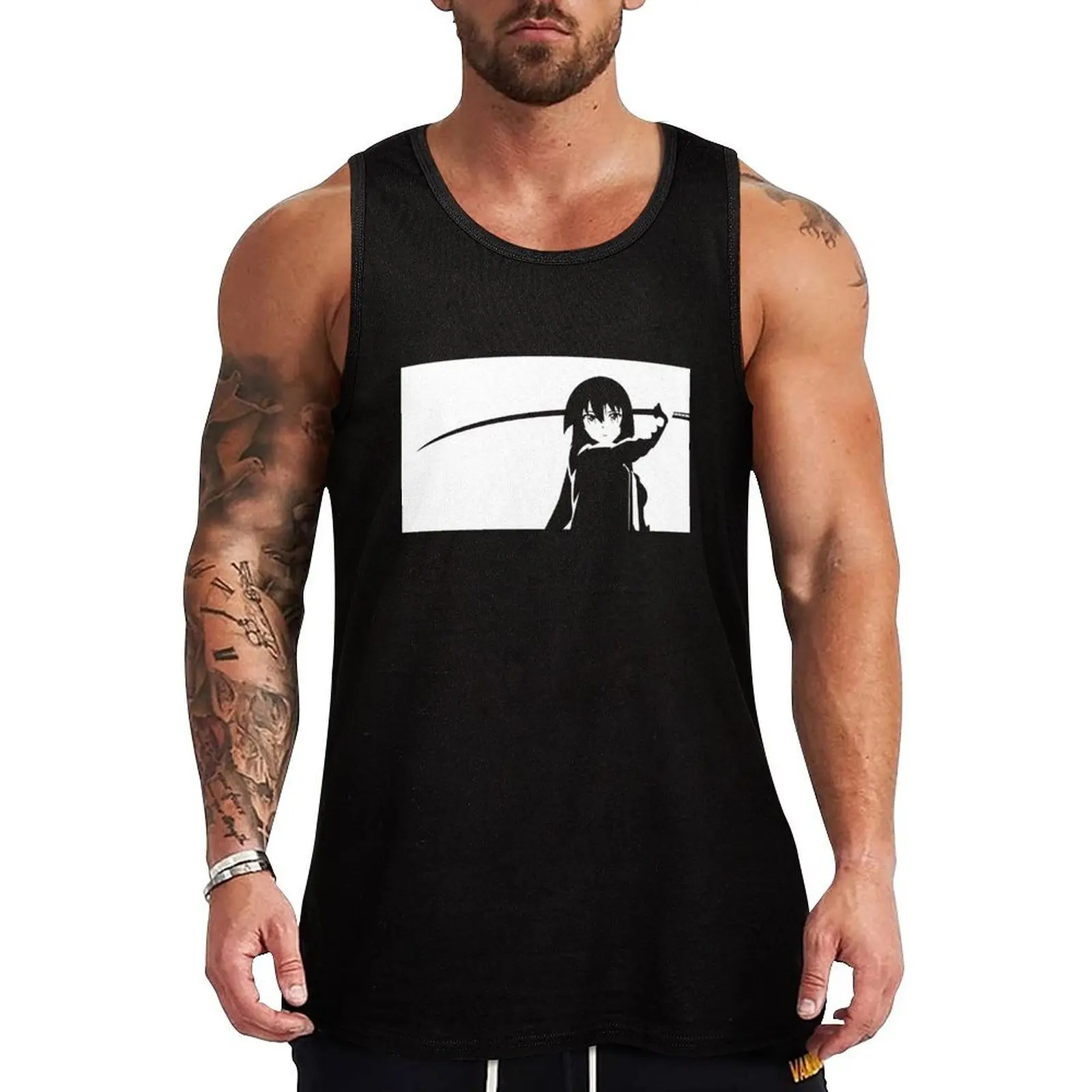 Akame Ga Kill 4K wallpaper Tank Top Workout Gear Tank Top Sleeveless Gym Fitness Shirt