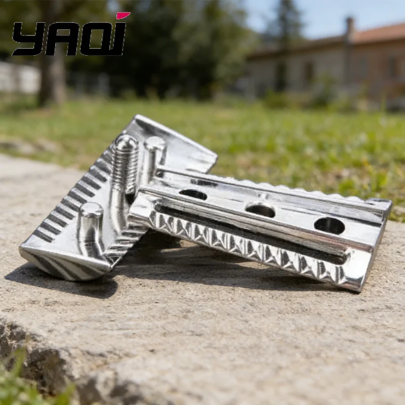 Men's YAQI Top Aggressive Chrome Slant Safety Razor Head, Double Edge Shaving Accessory Special offer！